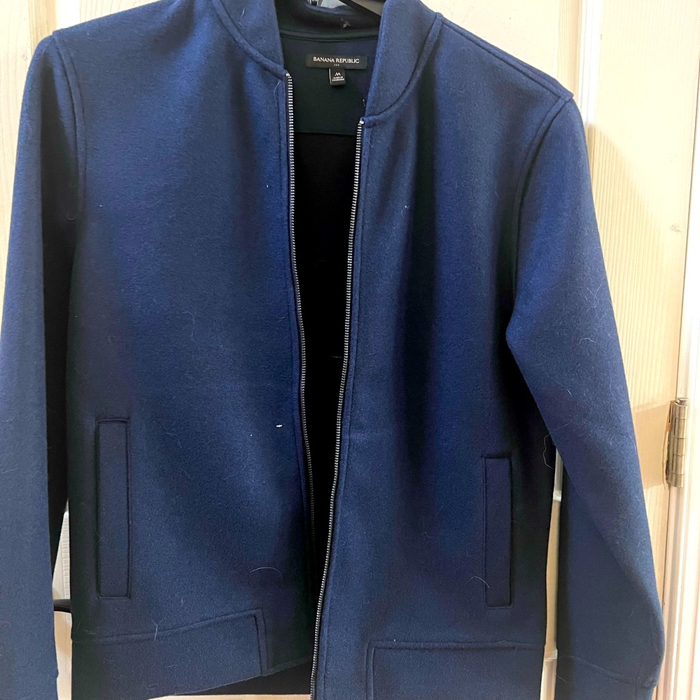 Men’s NWOT Banana Republic front zip jacket size large